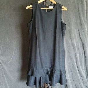 NWOT Calvin Klein Dress Dark Demin Look Size 12